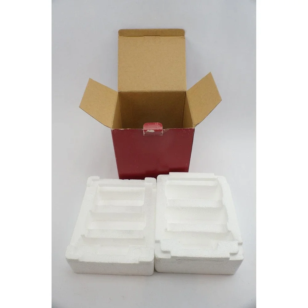 VGC W/ Box Pottery Barn Grosgrain Picture Frame Stocking‎ Holder Stand Long Hook